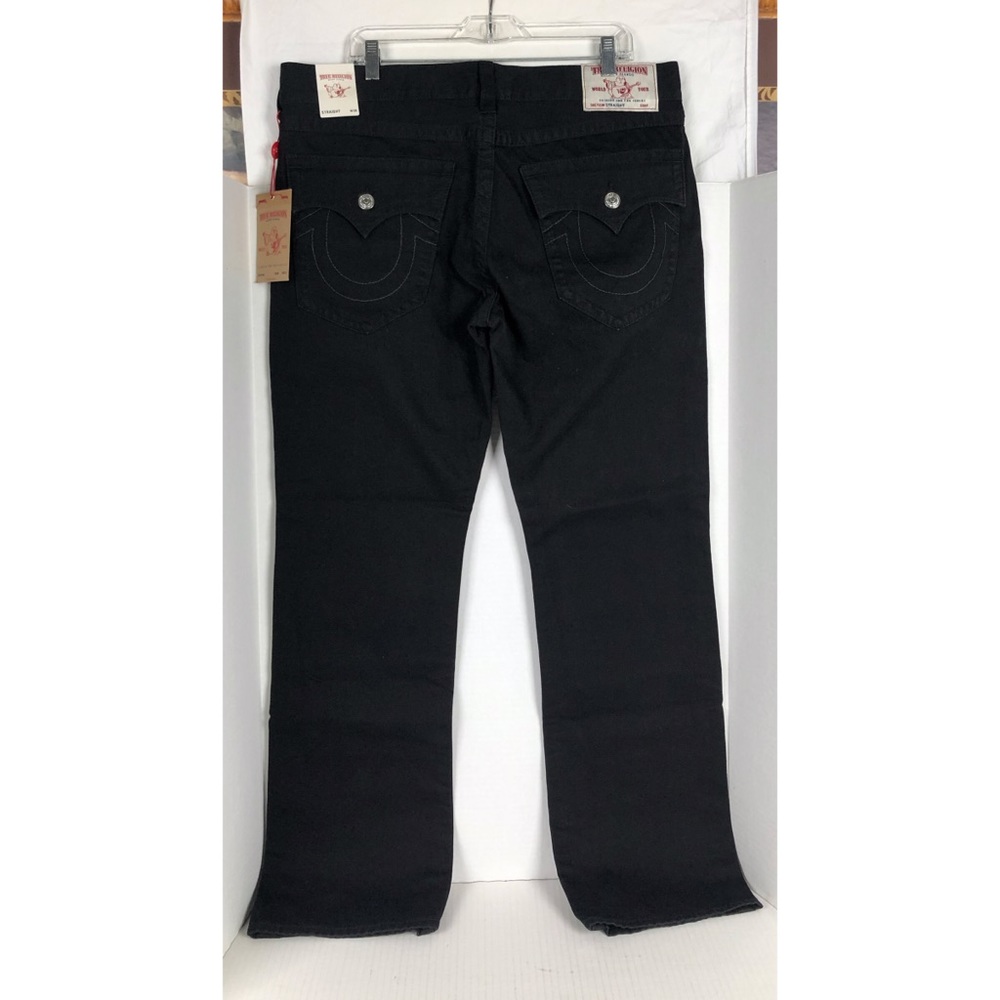 True Religion Ricky Straight Jean Black 💜HP 7x!!! Holiday Gift for Him - Picture 4 of 8